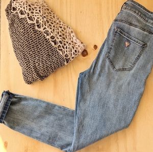 Guess high waist jeans like new